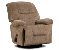 Hudson Chocolate Swivel Rocker Recliner