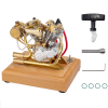 RETROL R29 4.2CC Miniature V-Twin Engine Motor OHV for Mini Chopper Bike Motorcycle